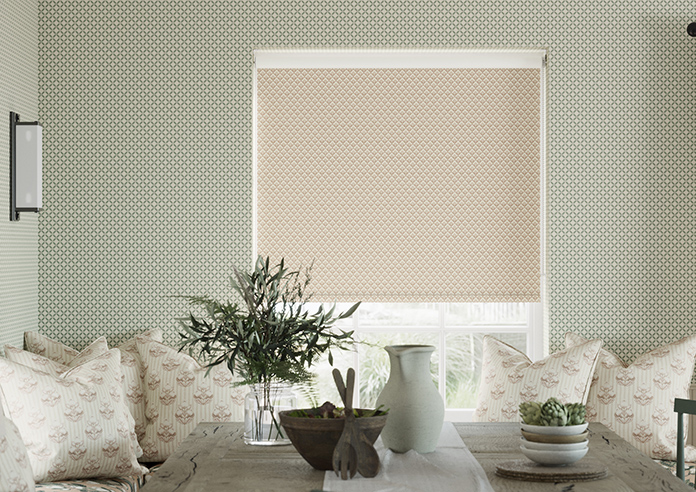Trellis Prints, Scallop and Bud Manson - Roller Blind - Image 3